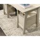 Sauder Trestle Executive Desk in Chalked Chestnut, , large