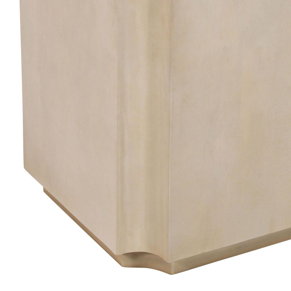 Crestview Collection Capital End Table in White, , large