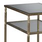 Ashley Cloverty End Table in Aged Gold and Clear, , large