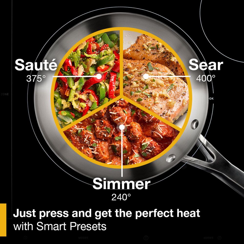 Whirlpool 36" Induction Cooktop Temp Cook Technology in Black, , large