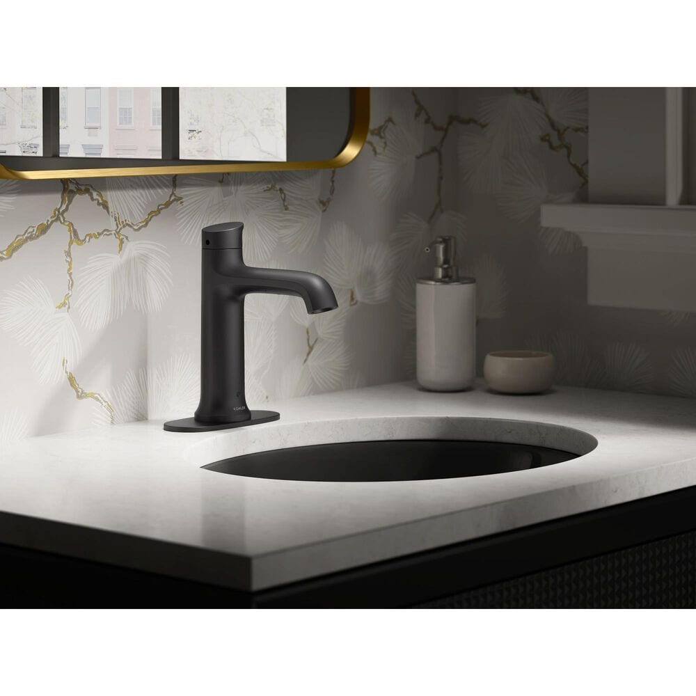 Kohler Tone Touchless Bathroom Sink Faucet in Matte Black, , large
