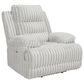 Ashley Rhines Falls Zero Wall Power Recliner in Alloy, , large