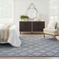 Nourison Easy Care 7" x 10" Denim Blue Indoor/Outdoor Area Rug, , large