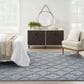 Nourison Easy Care 7" x 10" Denim Blue Indoor/Outdoor Area Rug, , large