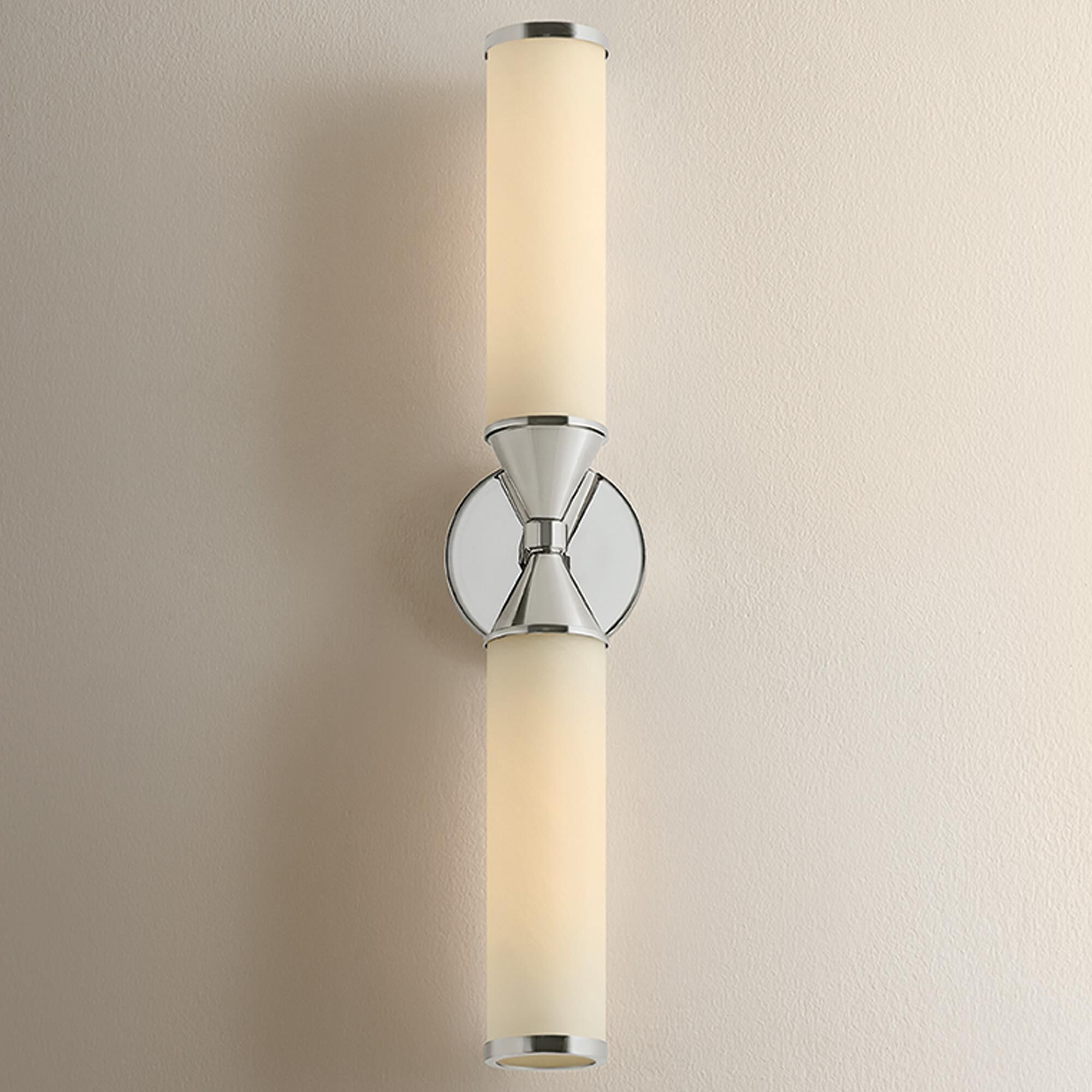 Mitzi Lighting Zinnia 2-Light Wall Sconce in Polished Nickel