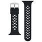WITHit Silicone Sport Band for 42/44/45mm Apple Watch Series 1-7 in Black and Gray, , large