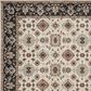 Safavieh Lyndhurst LNH332 7" Square Cream and Navy Area Rug, , large