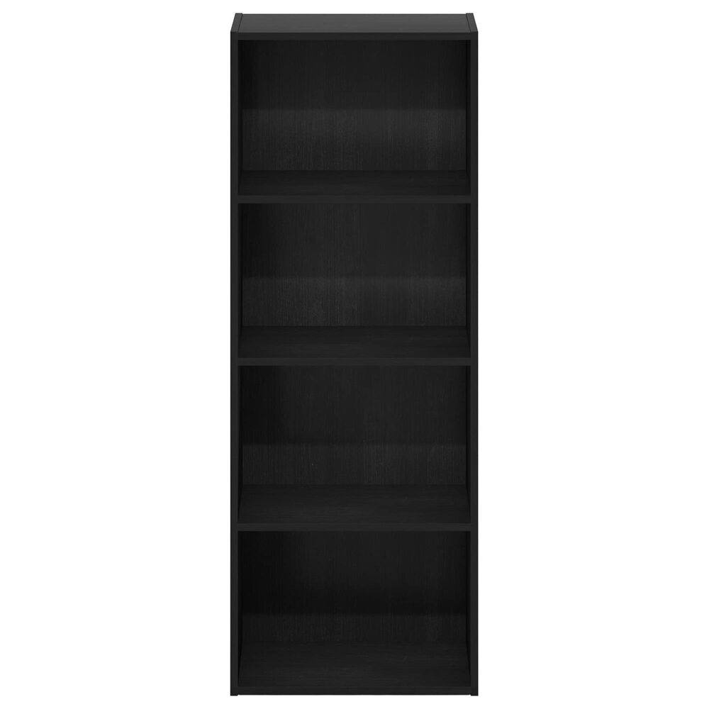 HOMLUX 4-Tier Open Shelf Bookcase in Blackwood, , large