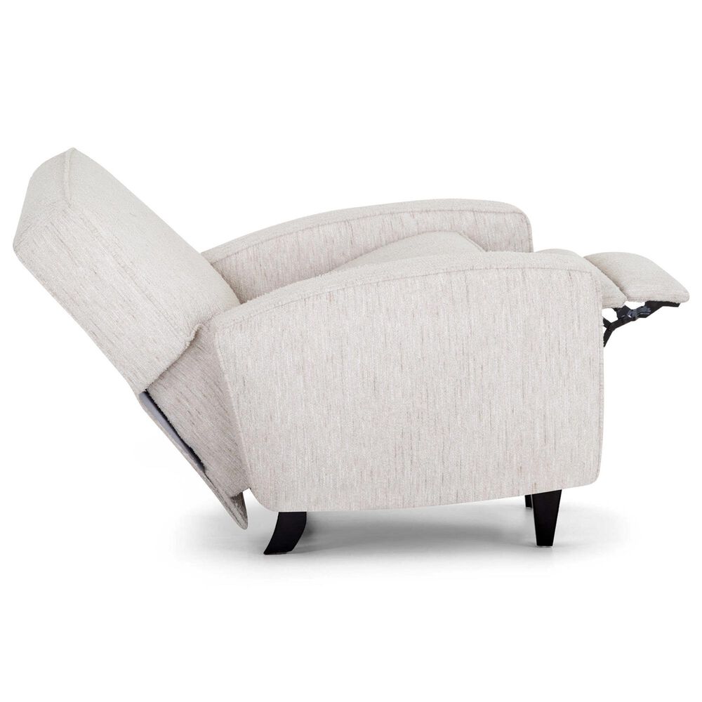 Moore Furniture Ashton Push Back Recliner in Naaz Parchment, , large