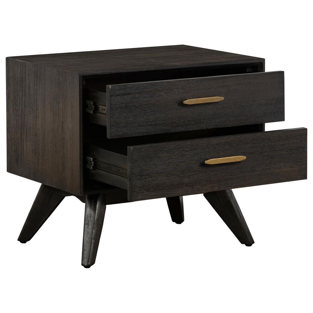 Blue River Loft 2-Drawer Nightstand in Brushed Brown-Grey, , large