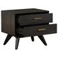 Blue River Loft 2-Drawer Nightstand in Brushed Brown-Grey, , large