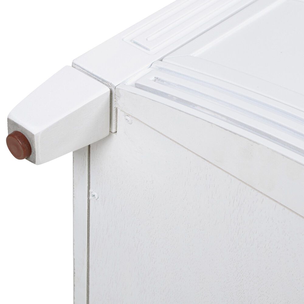 Jennifer Taylor Home Dauphin End Table in Merino White, , large