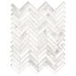 Shaw Eterna Veneto Volokas 10.25" x 12.5" Natural Stone Mosaic Sheet, , large