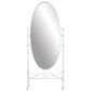 Southern Enterprises Lourdes Cheval Mirror in White, , large