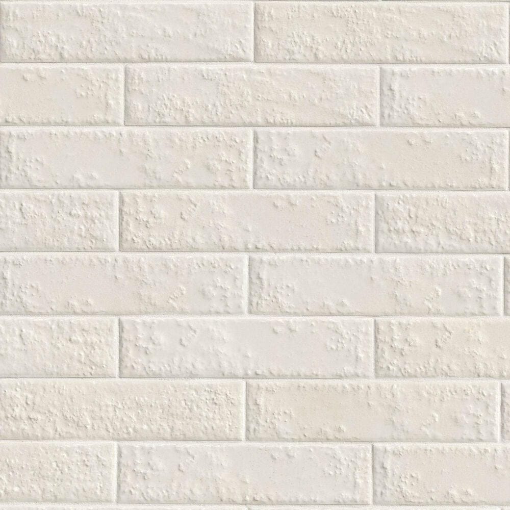 MS International Mattonella Neve 2.5" x 10" Porcelain Tile, , large