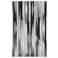 Feizy Micah 3338F 8" x 10" Black and Silver Area Rug, , large