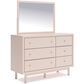 Ashley Wistenpine Dresser and Mirror, , large