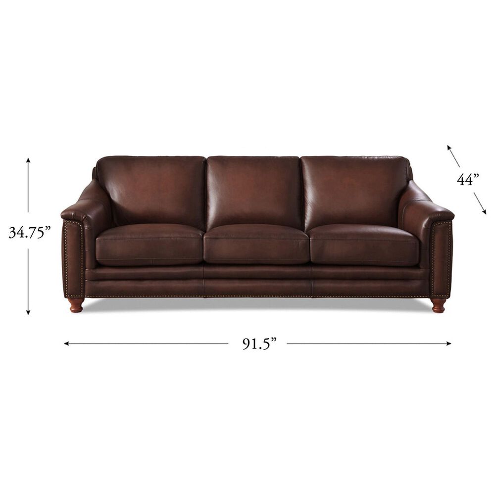Hydeline Belfast Stationary Sofa and Loveseat Set in Caramel Brown, , large