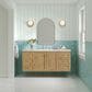 James Martin Vanities Laurent 60" Single Bathroom Vanity in Light Natural Oak with 3 cm Victorian Silver Quartz Top and Rectangular Sink, , large