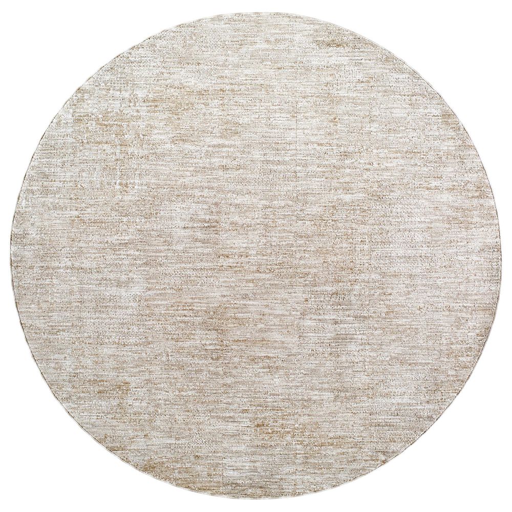 Surya Masterpiece MPC-2321 Medium Gray and Light Gray 5&#39;3&quot; Round Area Rug, , large
