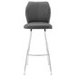 Blue River Tandy 30" Barstool in Gray and Stainless Steel, , large