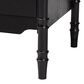 Baxton Studio Marisela 2-Drawer Nightstand in Black, , large
