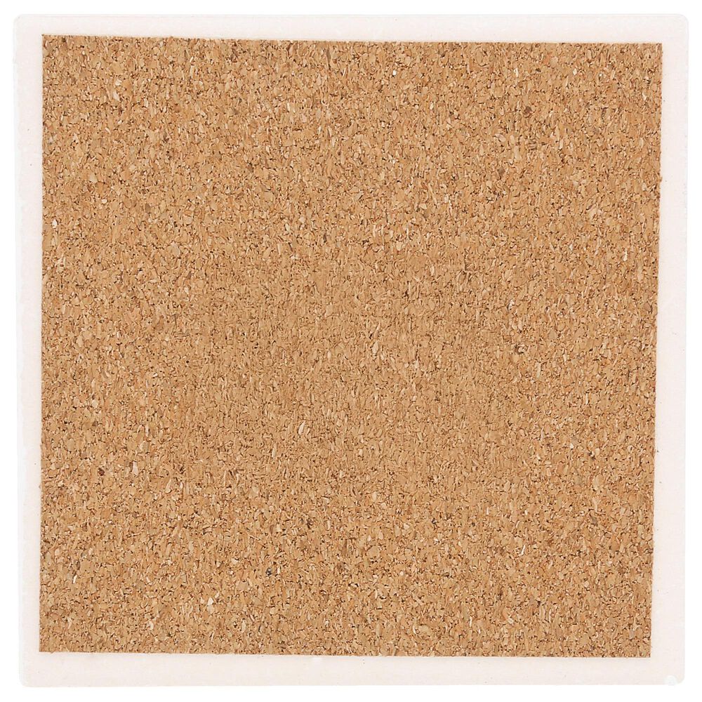 Pavilion 4" Texas Coaster in White, , large