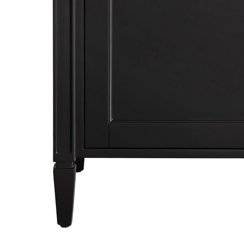James Martin Vanities Britannia 24&quot; Single Bathroom Vanity in Black Onyx with 3.5 cm White Glossy Resin Top and Rectangular Sink, , large