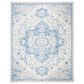 Safavieh Micro-Loop 8" x 10" Ivory and Blue Area Rug, , large