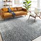 Surya Malaga 2" x 3" Ink, Tan and Lime Area Rug, , large