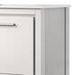 Lexora Home Lafarre 30" Single Bathroom Vanity in Rustic Acacia with 2 cm White Cultured Marble Top, Rectangular Sink and 28" Mirror, , large