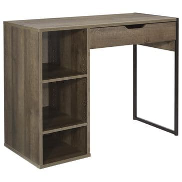 Valor Living Ravel Writing Desk with Drawer in Grey Oak, , large