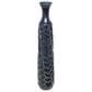 Maple and Jade 40" Tall Floor Geometric Decorative Vase in Polished Teal and Gold, , large