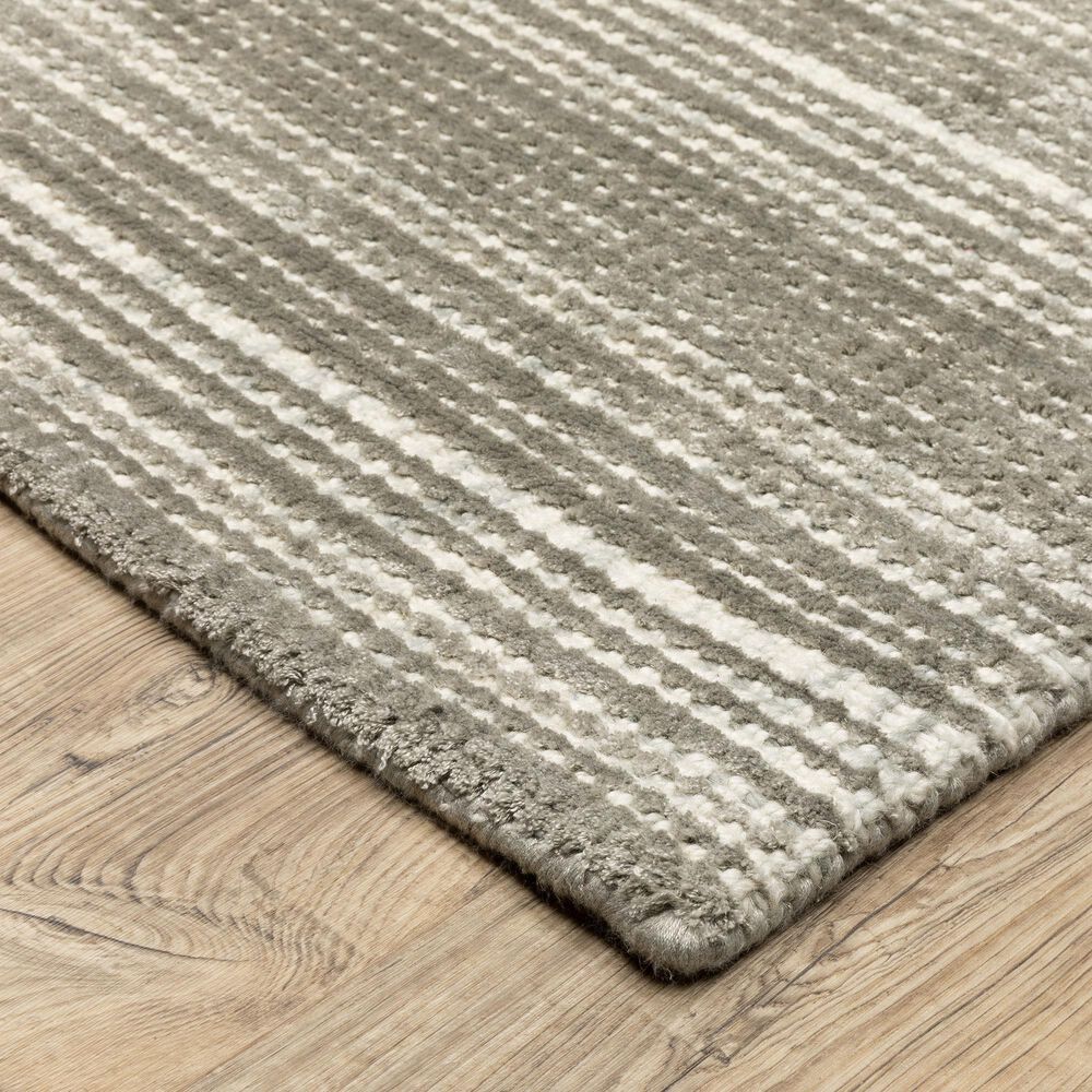Oriental Weavers Circa 2&#39;6&quot; x 8&#39; Grey and Ivory Runner, , large