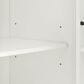 HOMLUX 52" Fluted Kitchen Island with Drop Leaf in White, , large