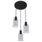 Hunter Lochmeade 3-Light Linear Pendant Cluster in Natural Iron, , large