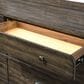 New Heritage Design Rex 8-Drawer Dresser with Mirror in Walnut, , large
