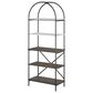 DHP Vivinne 5-Shelf Bookcase in Gray, , large