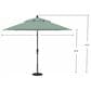Garden Party Market 11" Octagon Auto Tilt Umbrella with Black Base in Spa, , large