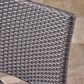 Hearth and Haven Outdoor Rattan Armless Barstool in Grey (Set of 2), , large