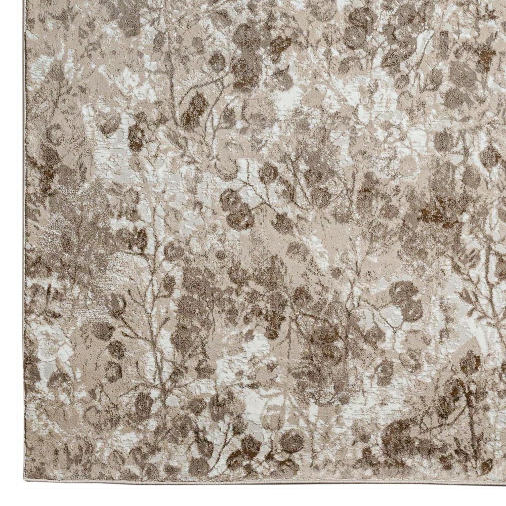 Radici USA Livigno Floral 5&#39;3&quot; x 7&#39;3&quot; Beige Area Rug, , large