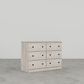 Lemoore Essentials 45" 6-Drawer Dresser Only in Frosted Pine, , large