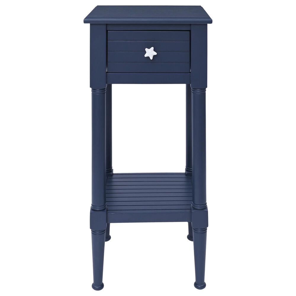 Linon Home Decor Seaboard End Table in Navy, , large