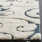 Safavieh Florida Shag SG455-1165-5SQ 5" x 5"  Cream/Blue Square Rug, , large