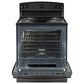 GE Appliances 30" Freestanding Electric Range in Black, , large