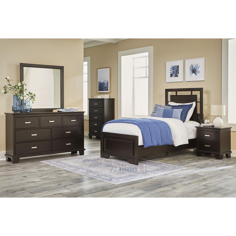 Ashley Covetown 4-Piece Full Bedroom Set in Dark Brown, , large