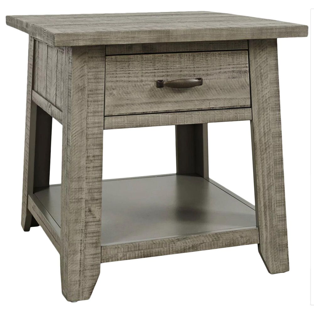 Waltham Telluride End Table in Driftwood, , large