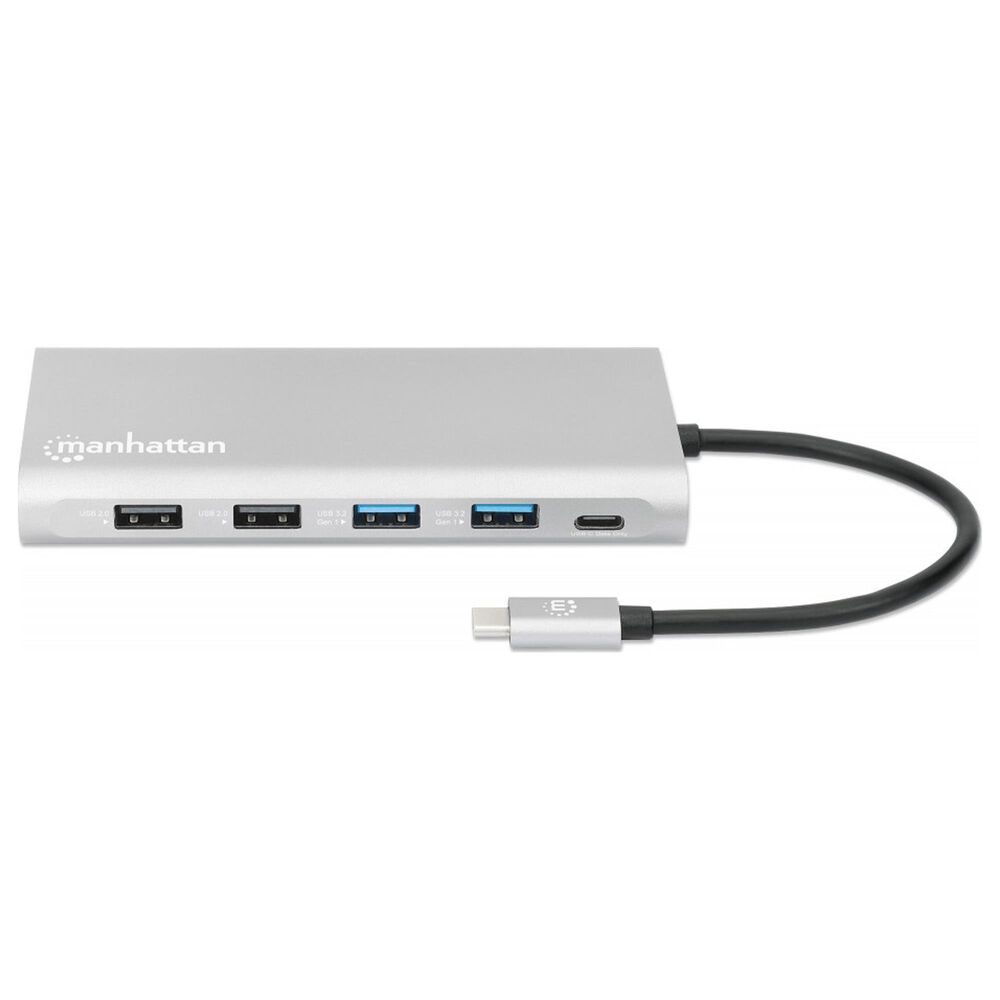 Manhattan 12-1 Triple HDMI  USB-C Docking Station, , large