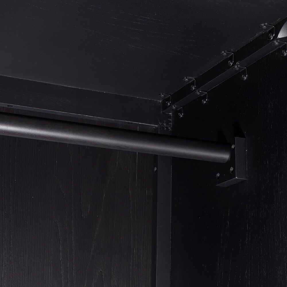 Bernards Furniture Elure Peppercorn Tall Armoire with Clothing Rod in Peppercorn Finish, , large