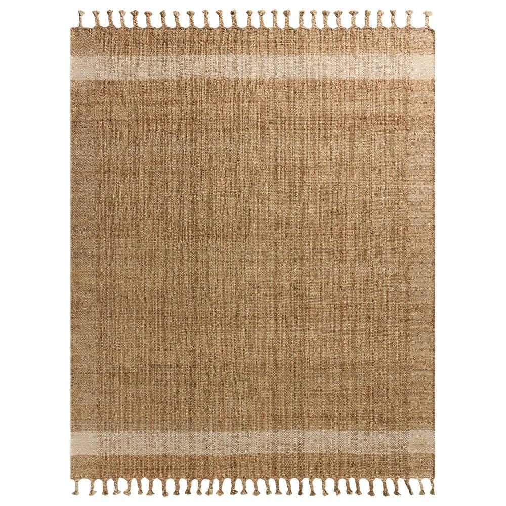 Magnolia Home Louie 5" x 7"6" Natural and Ivory Area Rug, , large